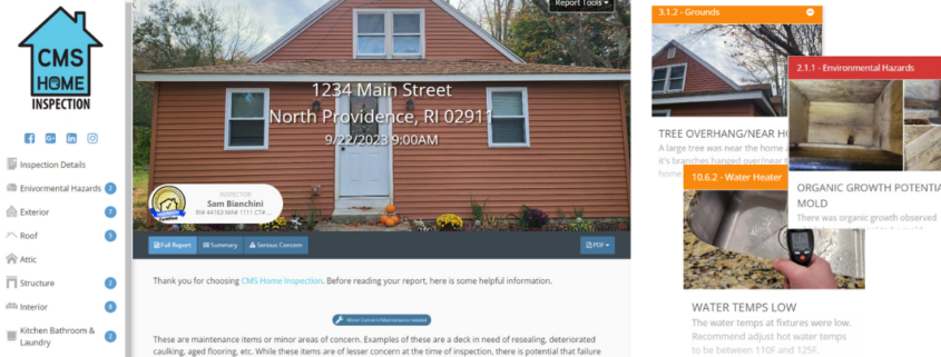 home inspector home inspection report